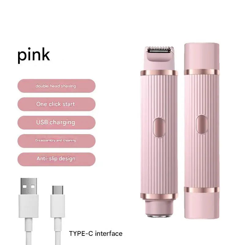 2in1 Electric Portable Hair Trimmer Shaver for Men and Women with Hair Removal Function